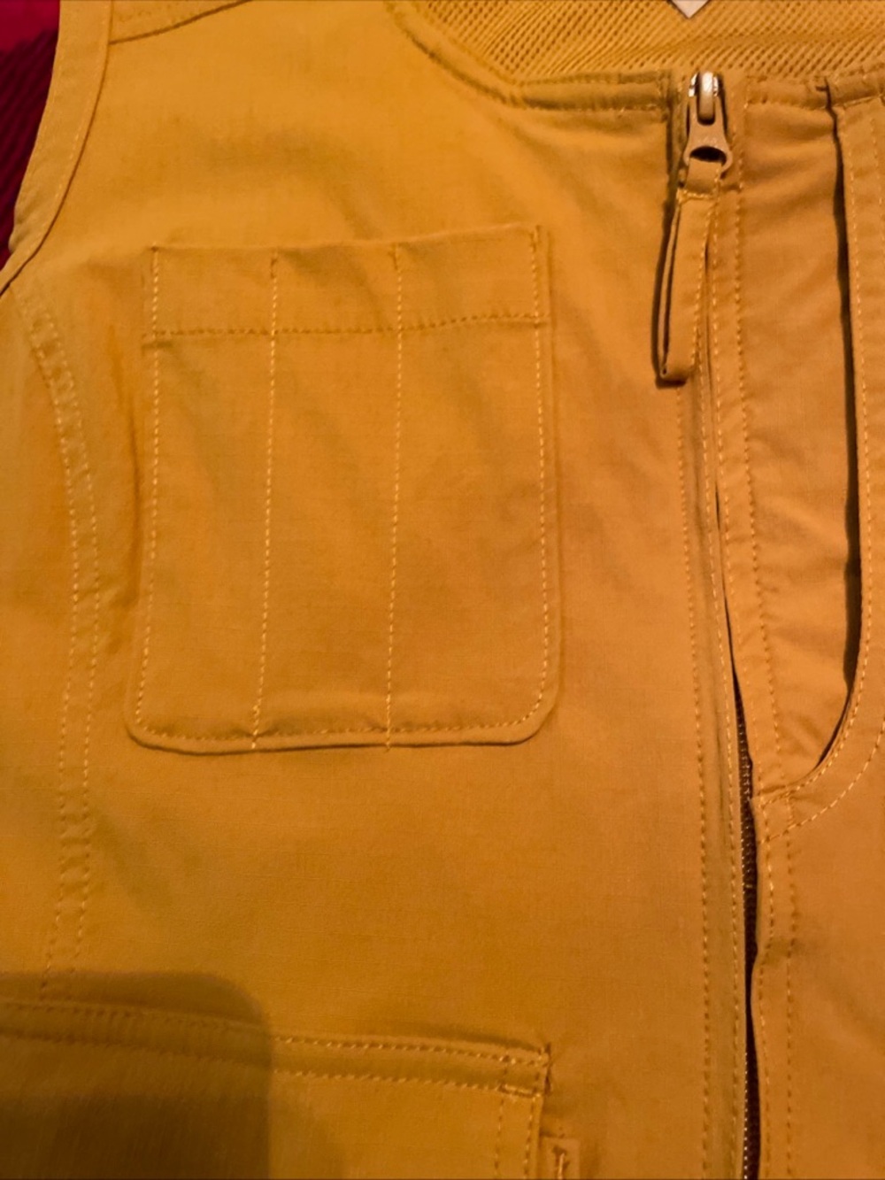 Duluth Trading Co Golden Yellow Work Vest - Picture 7 of 16